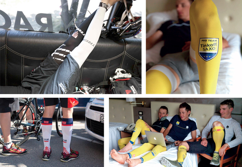 Compressport, compression supplier of three teams on Tour de France