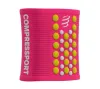 Compressport Trak za znoj Sweatbands 3d.Dot  (Roza Rumena)